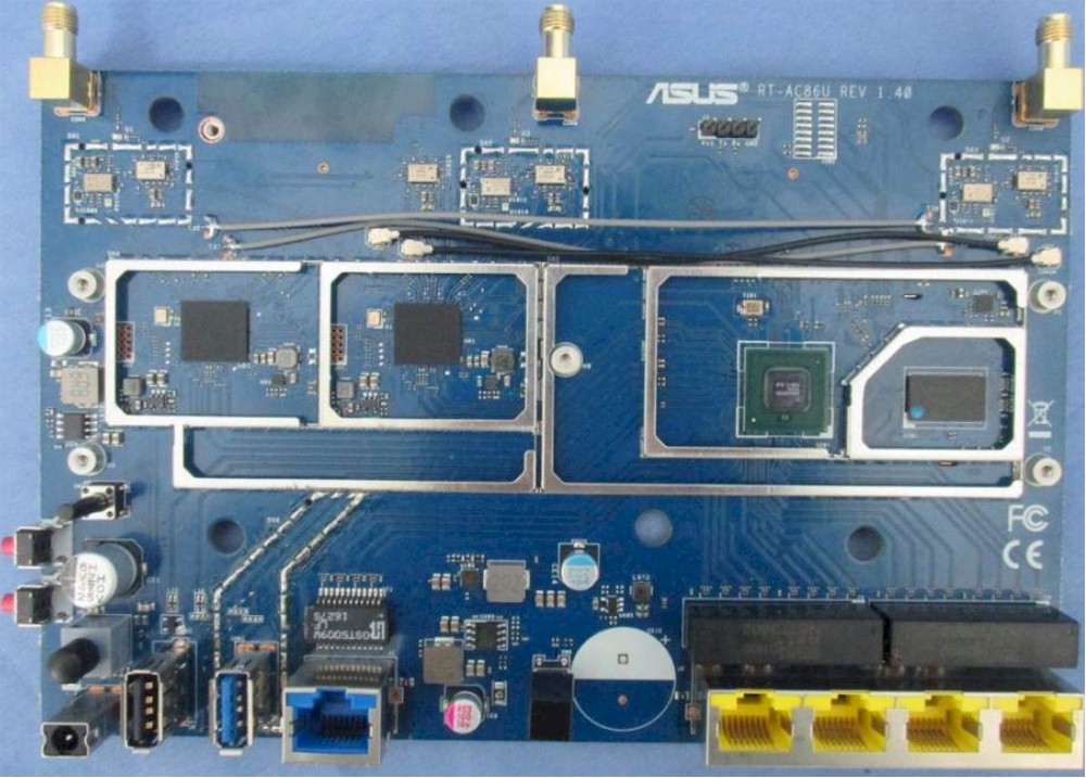 ASUS RT-AC86U board top