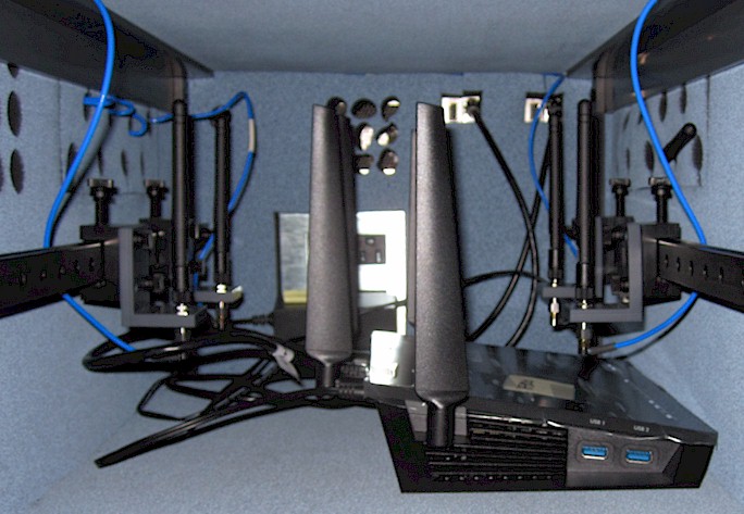 NETGEAR R7800 in chamber