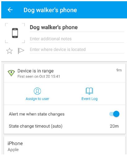 DigitalFence - Watched Device Alert