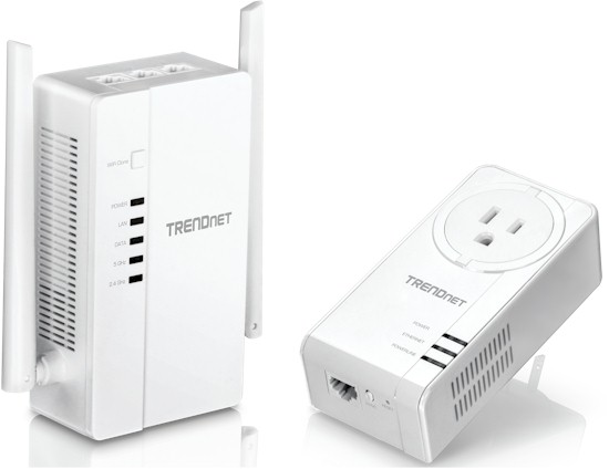 WiFi Everywhere Powerline 1200 AV2 Wireless Kit 