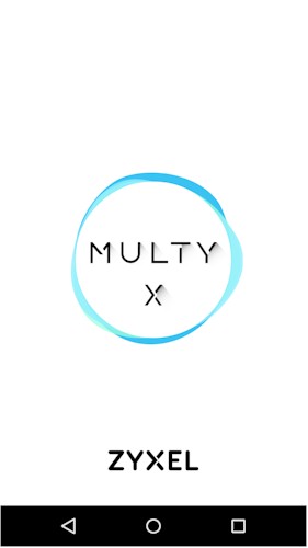 Zyxel Multy X startup screen