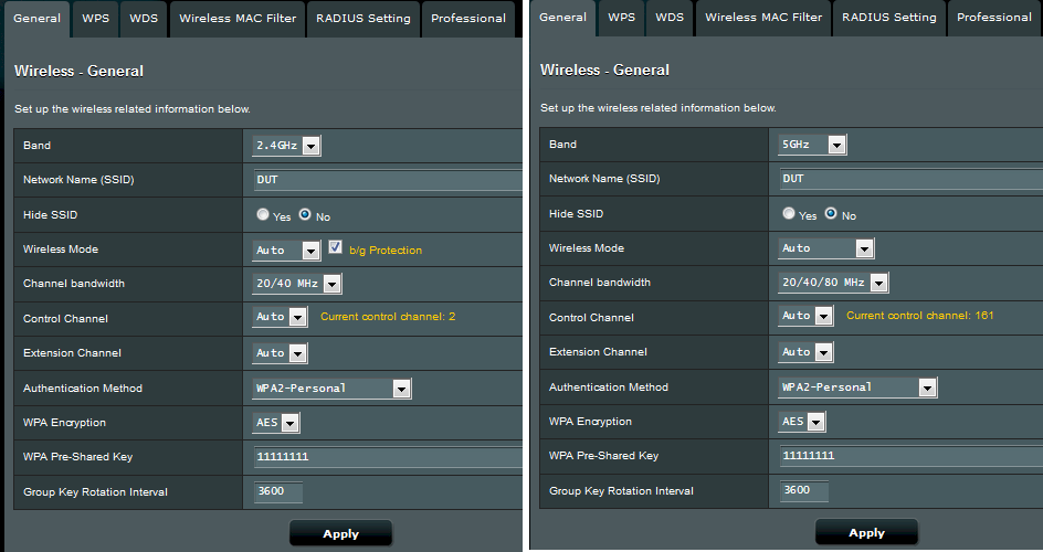 Wi-Fi general features