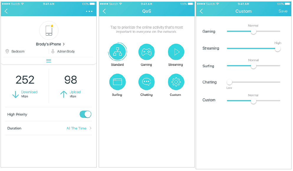 Deco QoS settings