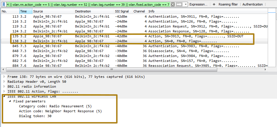 Linksys Velop Dual Band blank neighbor reports