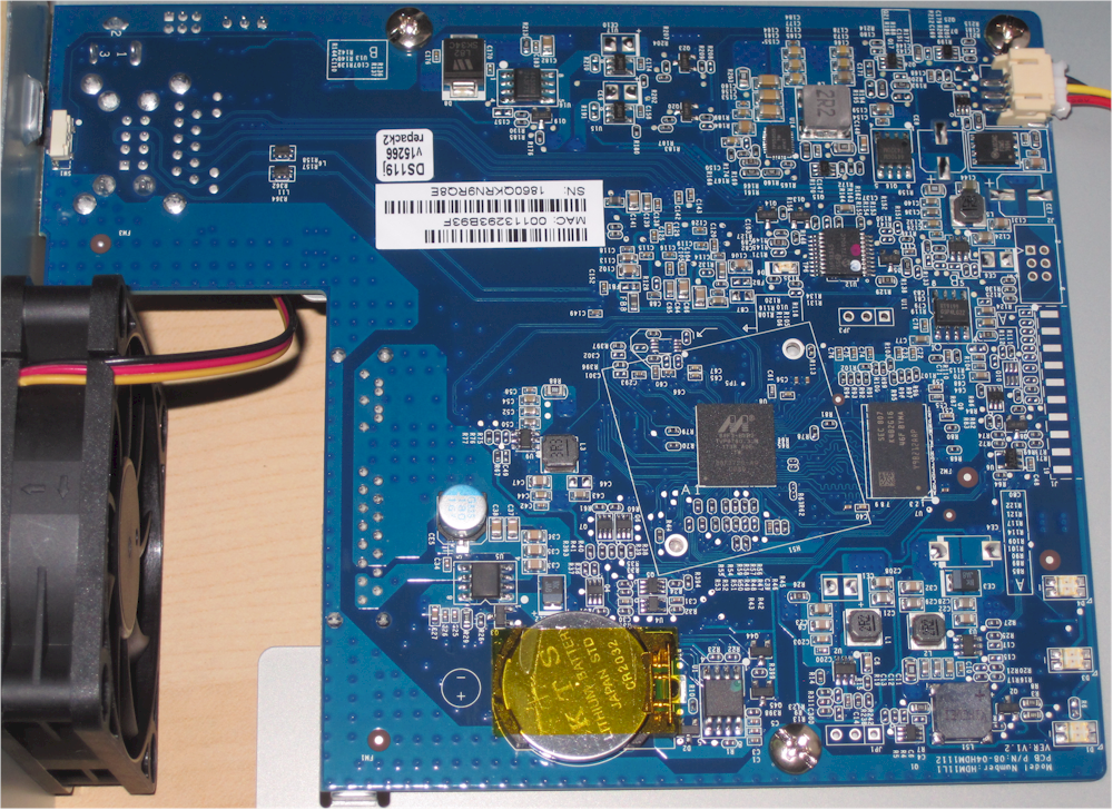 Synology DS119j board