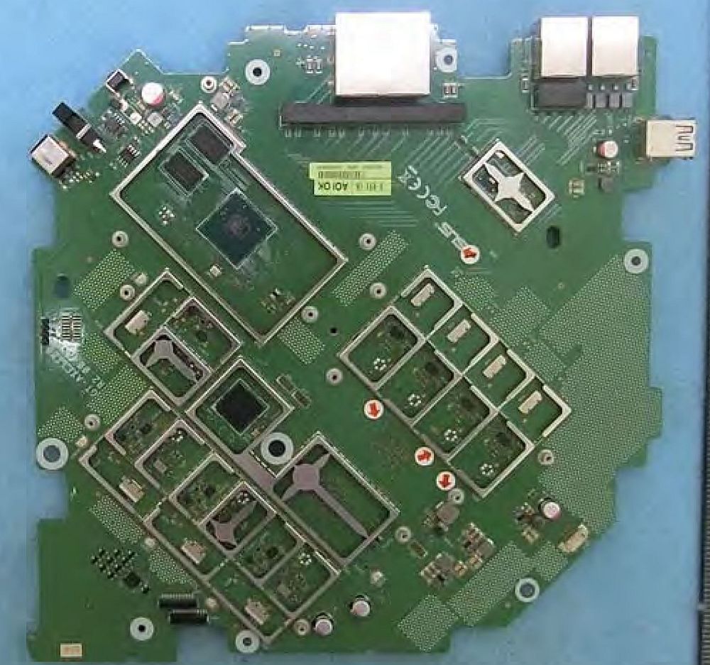 ASUS GT-AXE11000 top view stripped