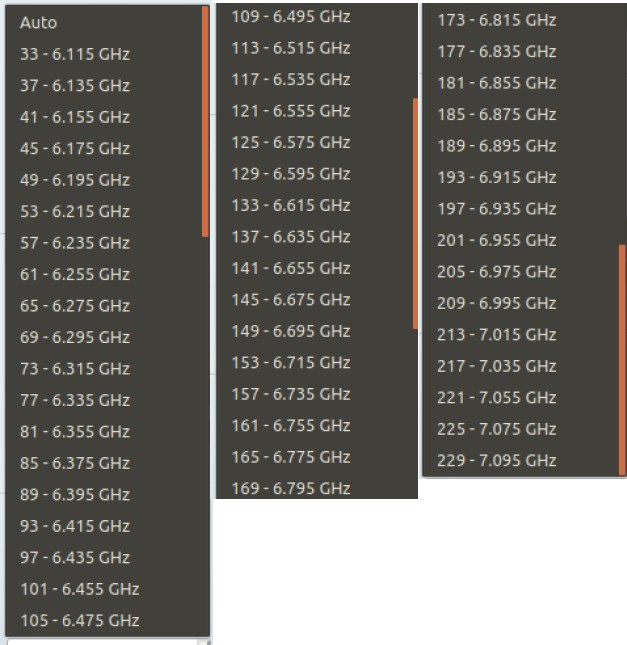 Linksys MR7500 6E channels